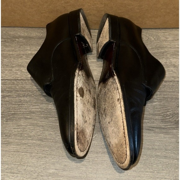 Ralph Lauren Collection Size 9.5D Gavrie Monk Strap Dress Shoes‎ Black Leather
